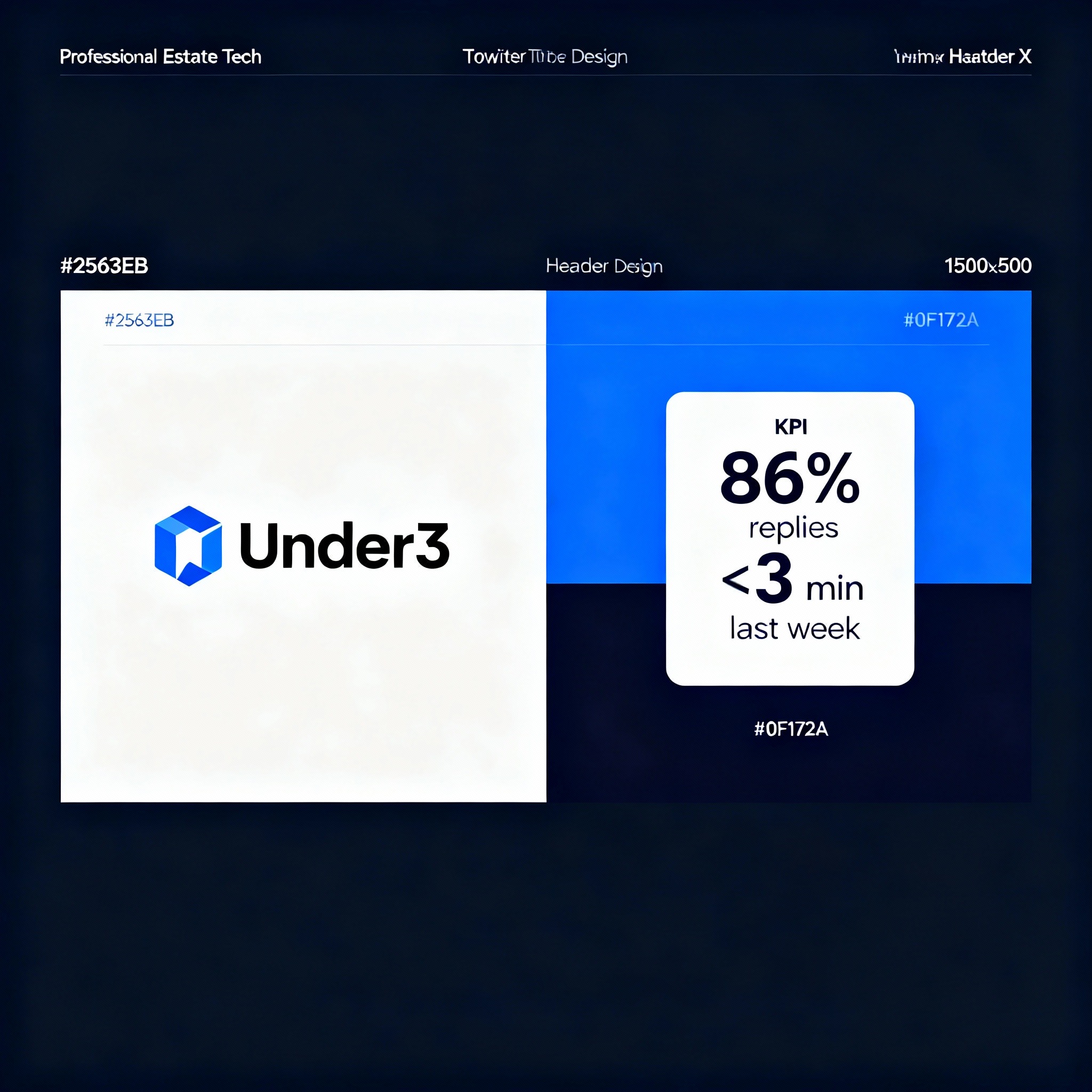 Under3 brand style: colors and typography