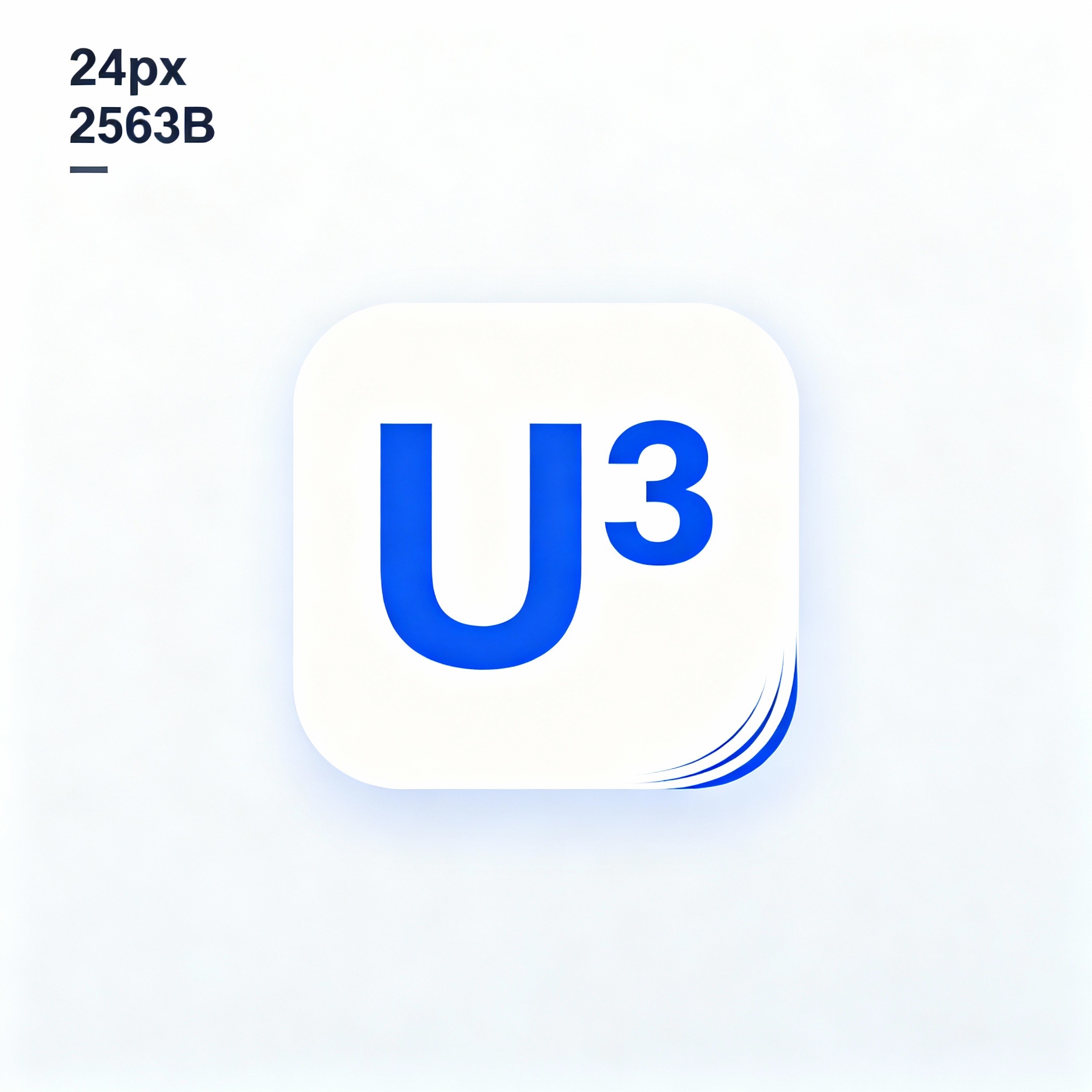 Under3 business cards with brand colors