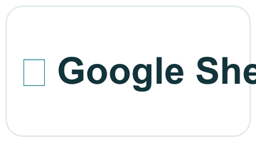 Logo: Google Sheets integration